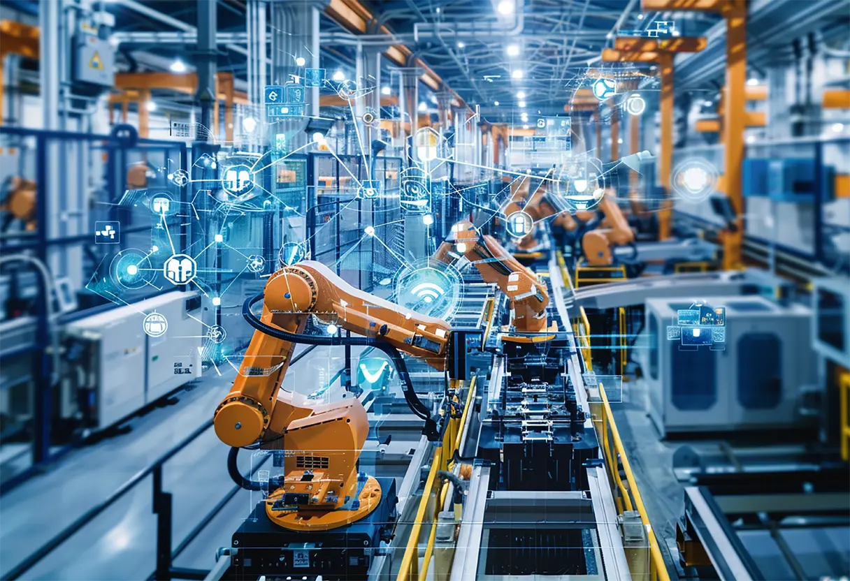 Smart factory illustration